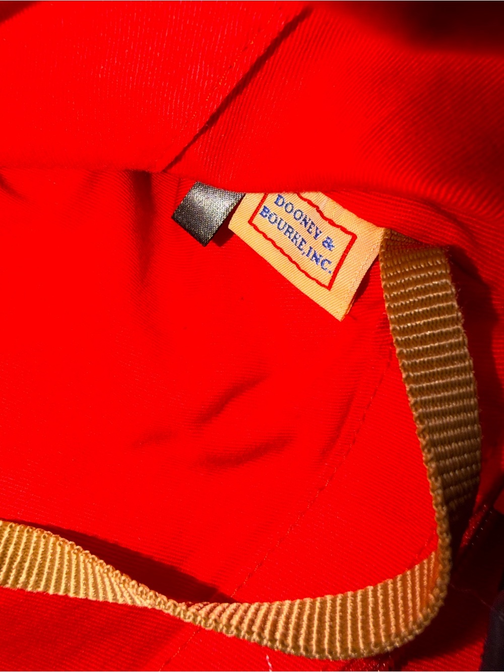 Dooney & Bourke Peach and Navy Monogram Shoulder Bag - Picture 3 of 16